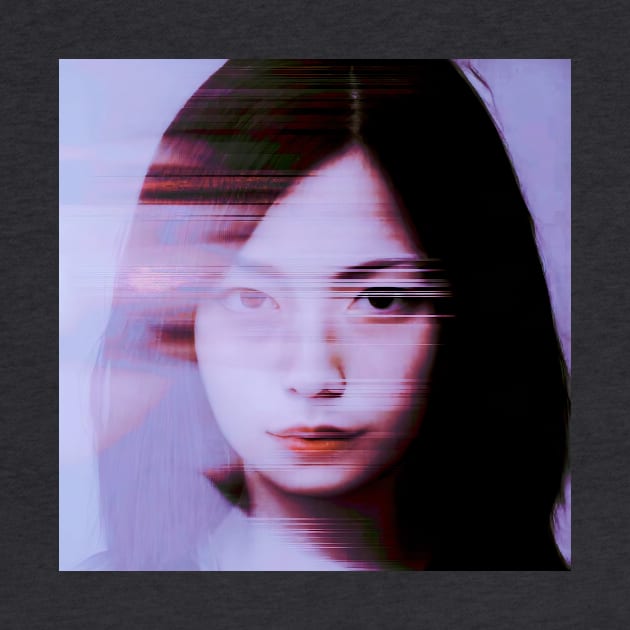 ALL THE MISTAKES Glitch Art Portrait by raspberry-tea